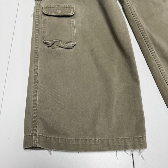 Vintage JNCO Commando Cargo Pants Size 14 (26x25) Tan Skate Y2K Grunge - Picture 6 of 16